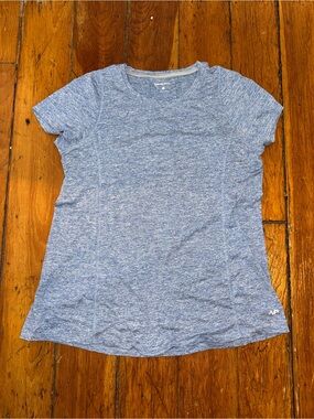 Special Magic Blue Heathered Athletic Workout T-Shirt Women’s L